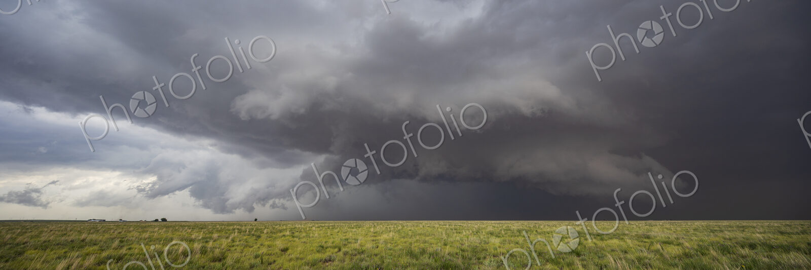 The Morton Supercell, Tornado-Producing Supercell, clouds gathering above the ground,…