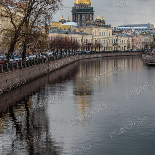 The Moyka River and the 18th century houses along the waterfront and view of the… The Moyka River and the 18th century houses along the waterfront and view of the…