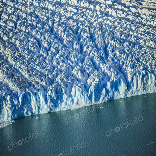 The Perito Moreno Glacier, aerial view of the glacier terminus and the waters of the… The Perito Moreno Glacier, aerial view of the glacier terminus and the waters of the…