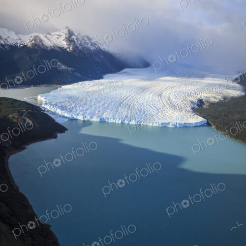 The Perito Moreno Glacier, aerial view of the glacier terminus and the waters of the… The Perito Moreno Glacier, aerial view of the glacier terminus and the waters of the…