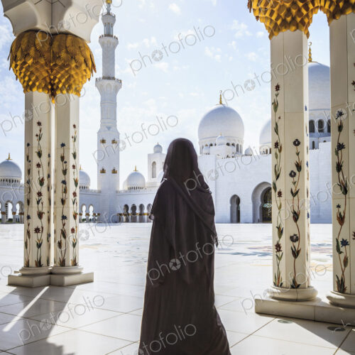 The Sheikh Zayed Mosque, the courtyard and exterior of the prayer hall, modern… The Sheikh Zayed Mosque, the courtyard and exterior of the prayer hall, modern…