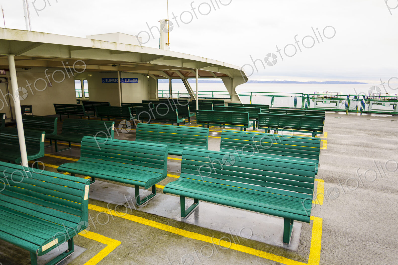 The Spokane, a Washington State Ferry that runs on Puget Sound, WA USA
