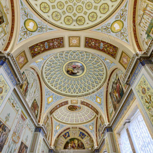 The Winter Palace, vaults of the gallery of Raphael Loggias decorated with aintings in… The Winter Palace, vaults of the gallery of Raphael Loggias decorated with aintings in…