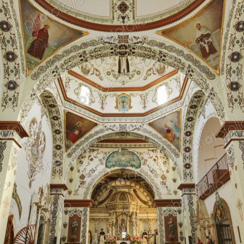 The church of Santo Domingo de Guzmán in Mexico, 18th century Baroque ecclesiastical…