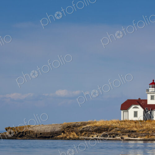 The historic lighthouse building at Patos Island State Park. The historic lighthouse building at Patos Island State Park.