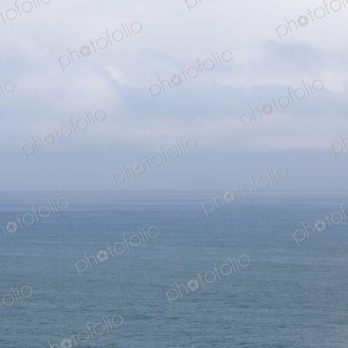 The seascape at dusk over the Pacific Ocean, near Manzanita in Oregon.