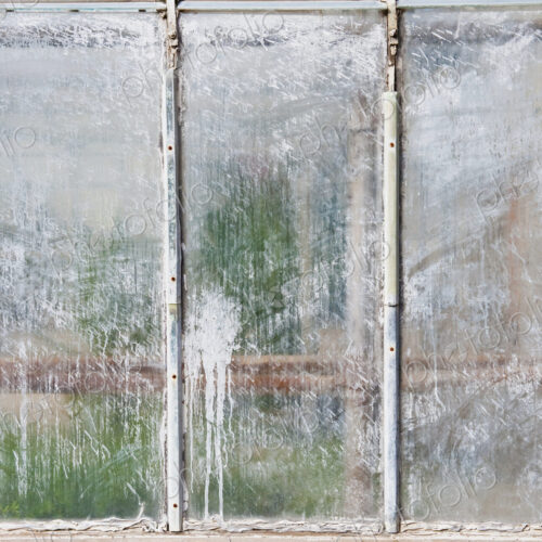 Three Whitewashed Window Panes