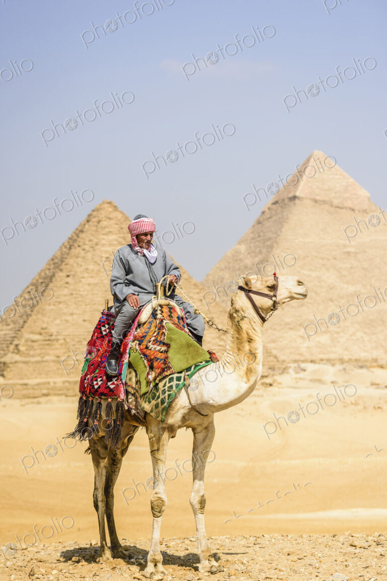 Three pyramids, monuments and burial tombs of the pharaohs Khufu, Khafre, and…