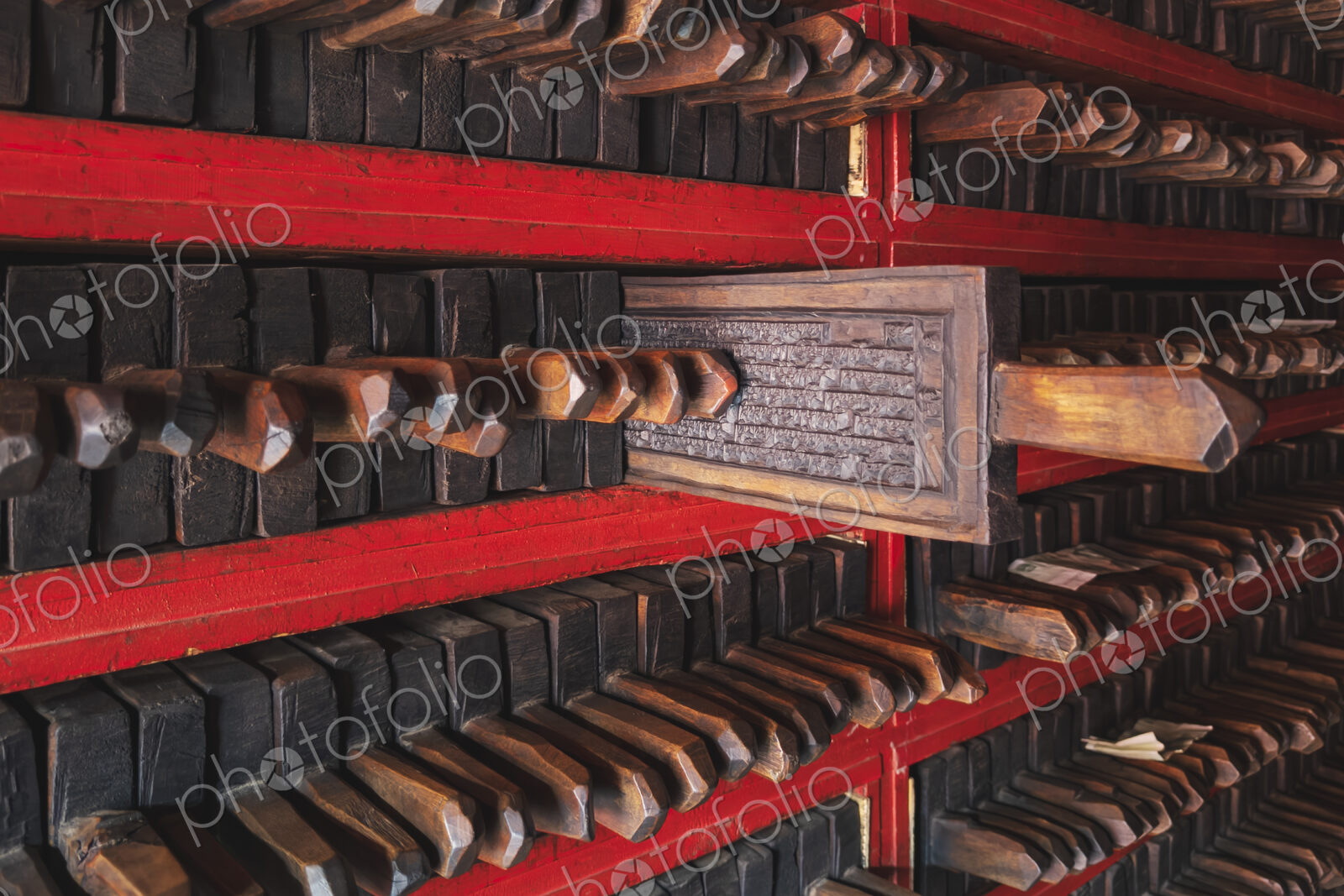 Tibetan Printing Blocks, Dege Printing Monastery, Dege, Sichuan Province, Kham Tibet,