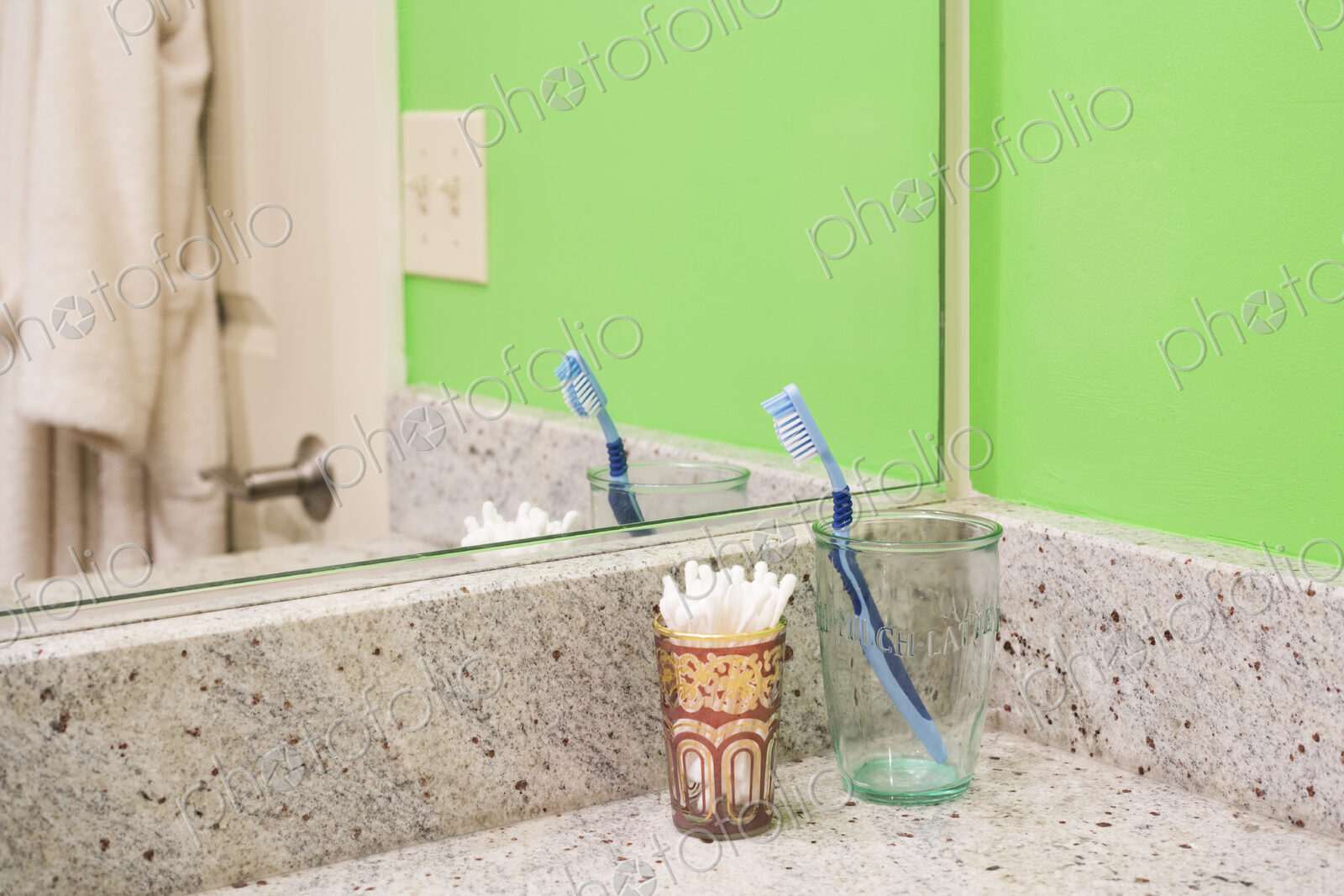 Toothbrush and Cotton Swabs
