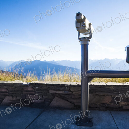 Tourist telescopes at a viewpoint on Hurricane Ridge, Olympic National Park Tourist telescopes at a viewpoint on Hurricane Ridge, Olympic National Park