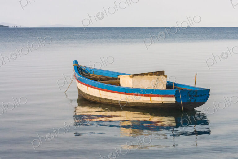 Traditional fishing boat moored in the Antsiranana Bay, north of Madagascar.