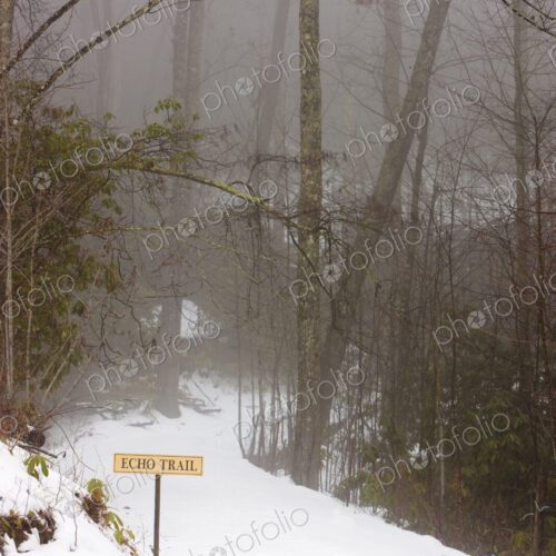 Trailhead Covered With Snow Trailhead Covered With Snow