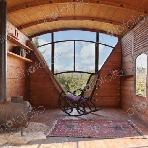Transformed Train Car Interior