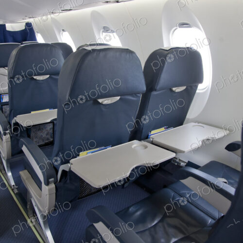 Tray Table on an Airplane