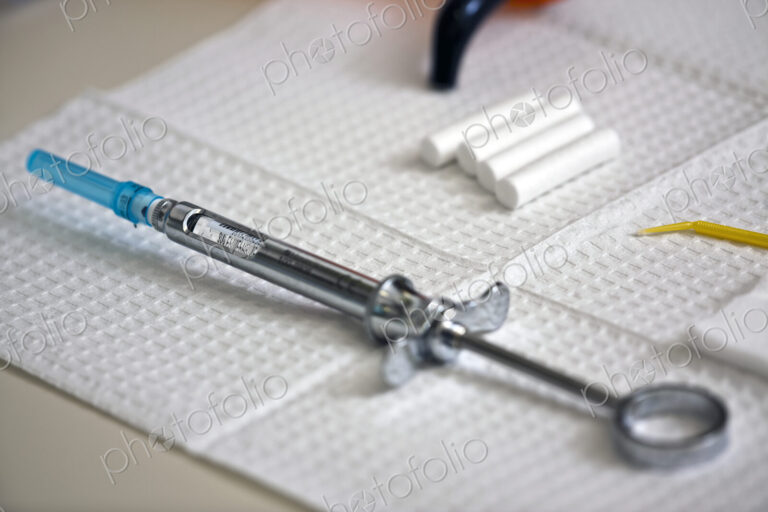 Tray of Dental Insturments