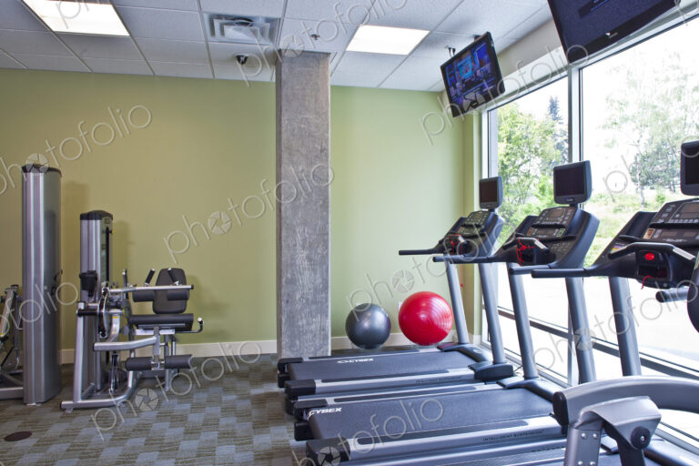 Treadmills In A Gym