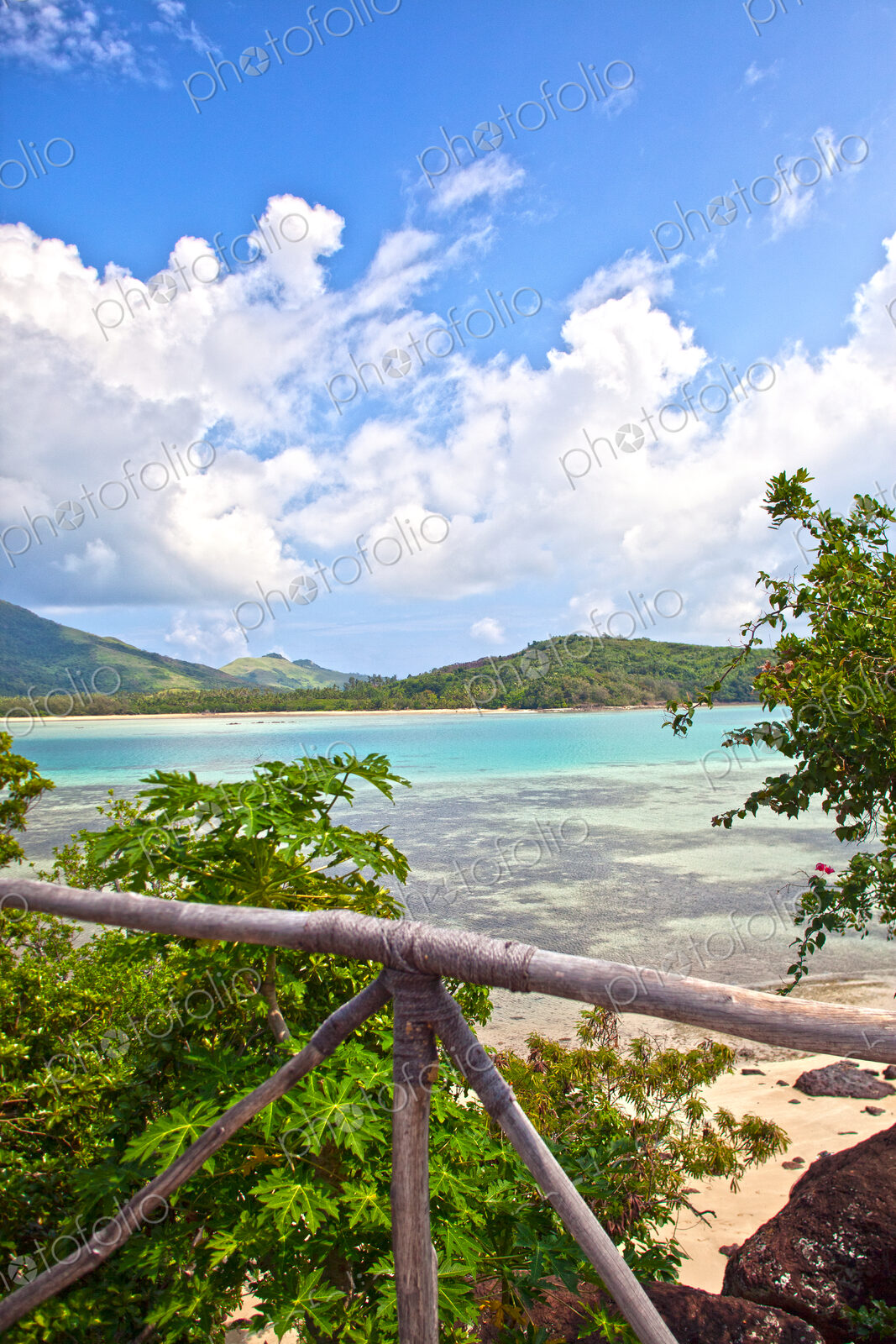 Tropical Island Beach View