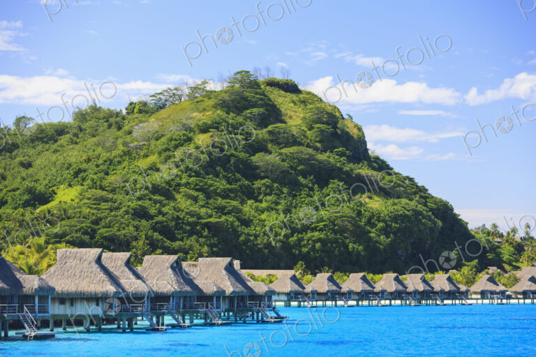 Tropical resort, Bora Bora, French Polynesia