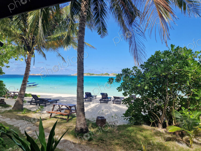 Tropical sandy beach at Palau Redang, Malaysia.