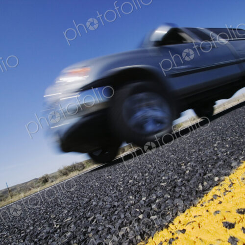 Truck Driving on Road Truck Driving on Road