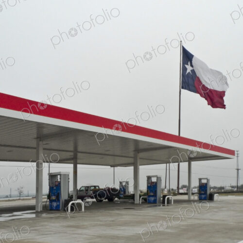 Truck Getting Gas