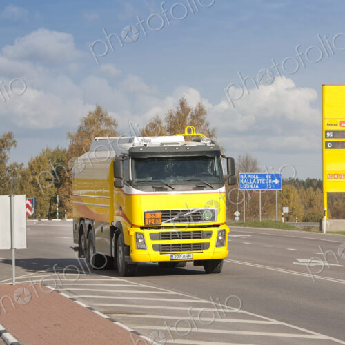 Truck Transporting Fuel Truck Transporting Fuel