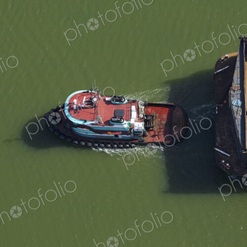 Tugboat Pulling a Barge Tugboat Pulling a Barge