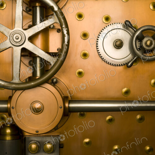 Tumbler on a Vault Door