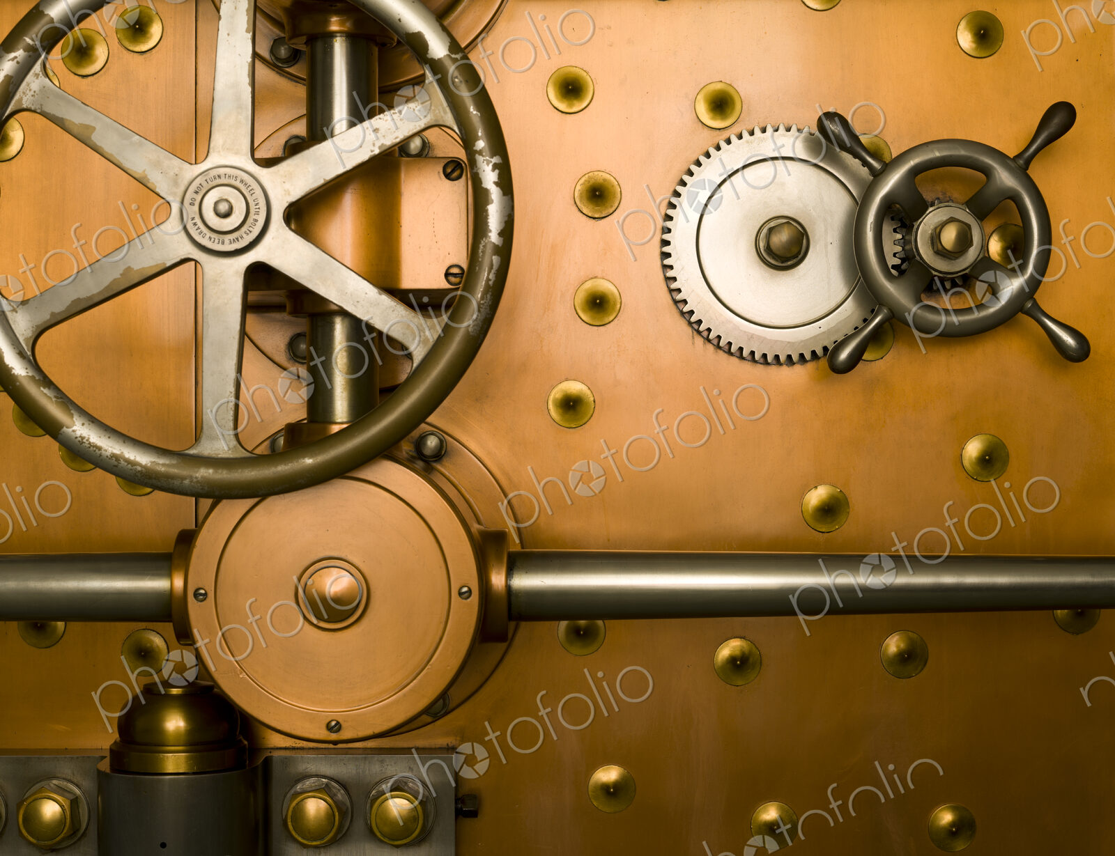 Tumbler on a Vault Door
