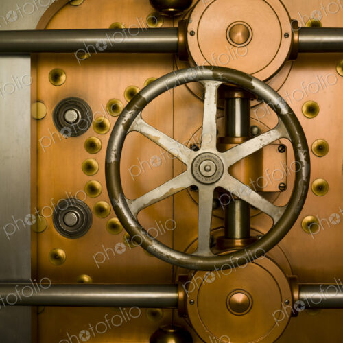 Tumbler on a Vault Door