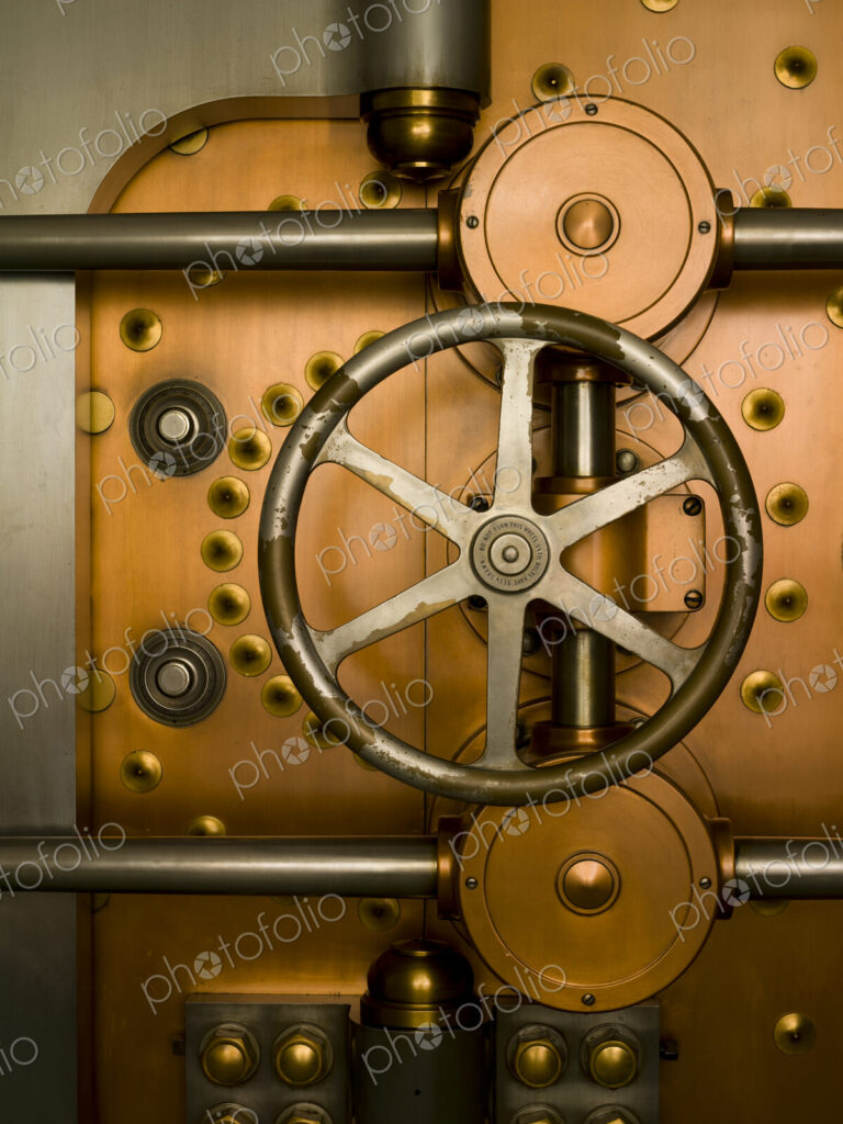 Tumbler on a Vault Door