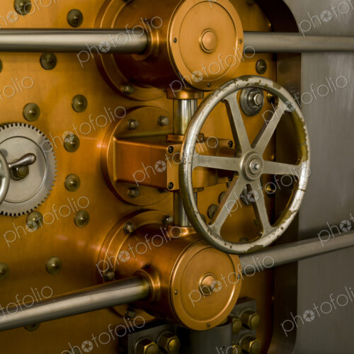 Tumbler on a Vault Door Tumbler on a Vault Door