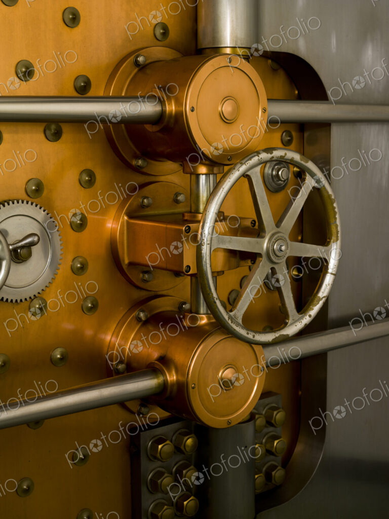 Tumbler on a Vault Door