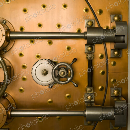 Tumbler on a Vault Door Tumbler on a Vault Door