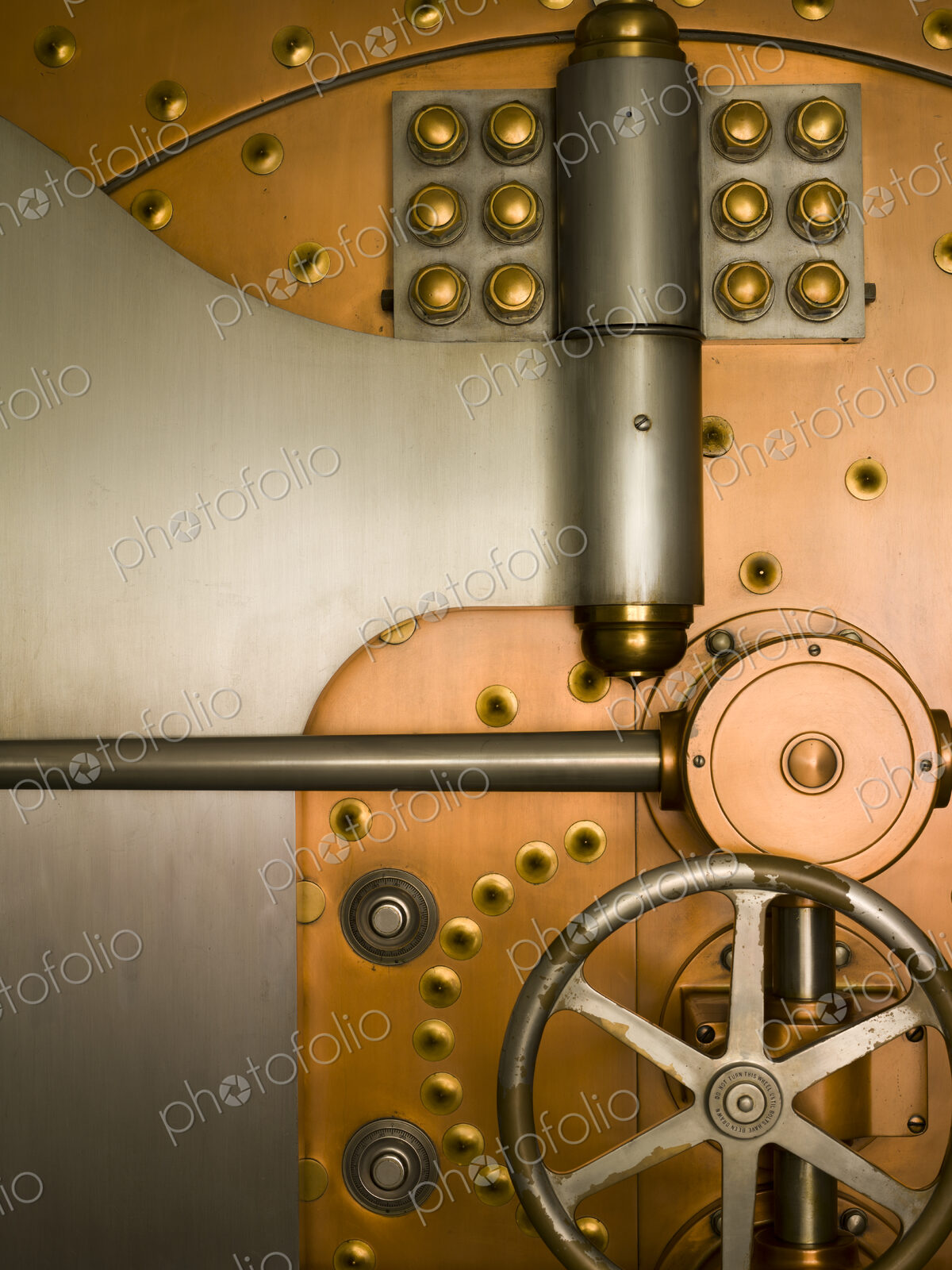 Tumbler on a Vault Door