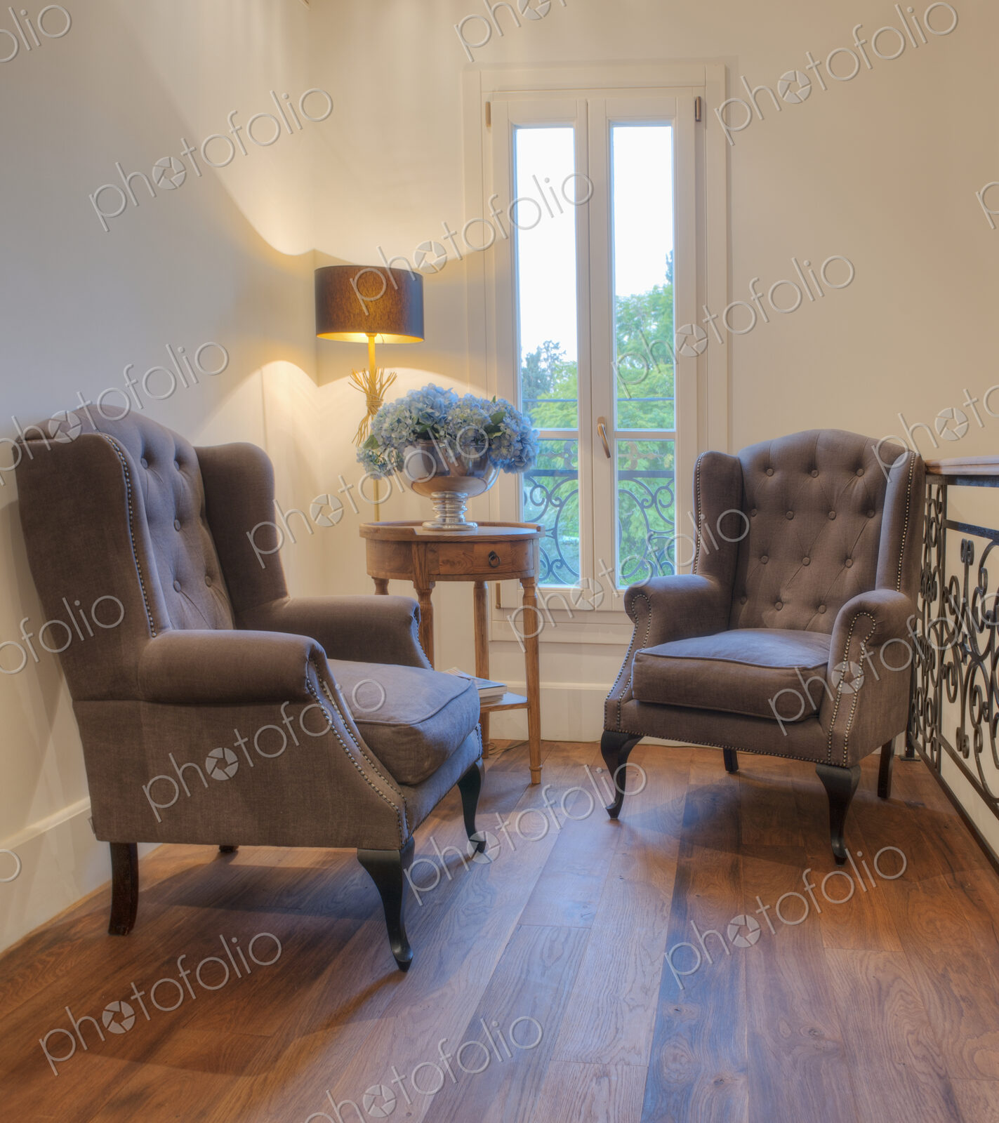 Two armchairs