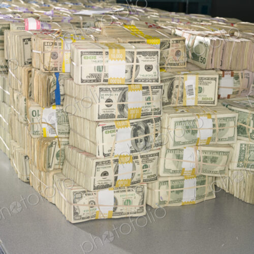US Bills in Bundles US Bills in Bundles