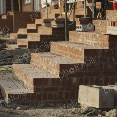 Unfinished Brick Stairs Unfinished Brick Stairs