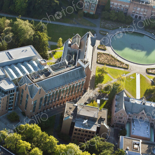 University Campus from Above