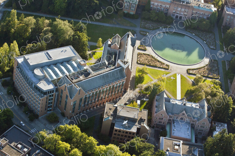 University Campus from Above