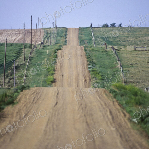Unpaved Country Road in South Dakota Unpaved Country Road in South Dakota