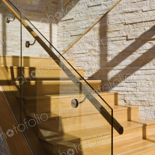 Upscale Wood Stairs