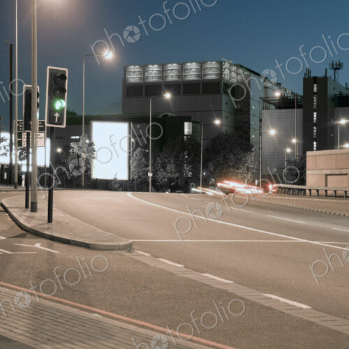 Urban London Street at Night Urban London Street at Night