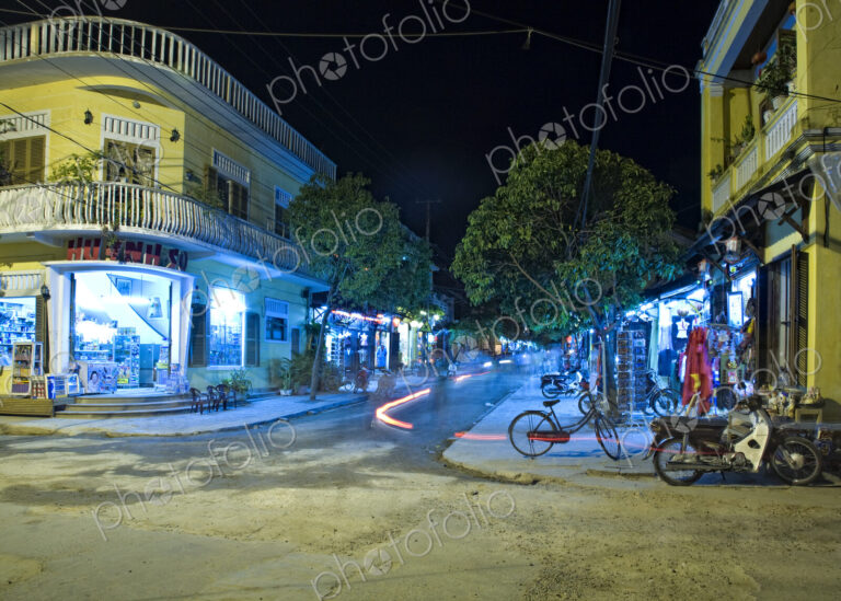 Urban Street at Night.