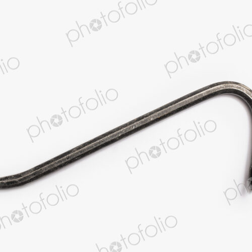 Used Tools. A crowbar, a metal objects with two curved ends. A tool for levering. Used Tools. A crowbar, a metal objects with two curved ends. A tool for levering.