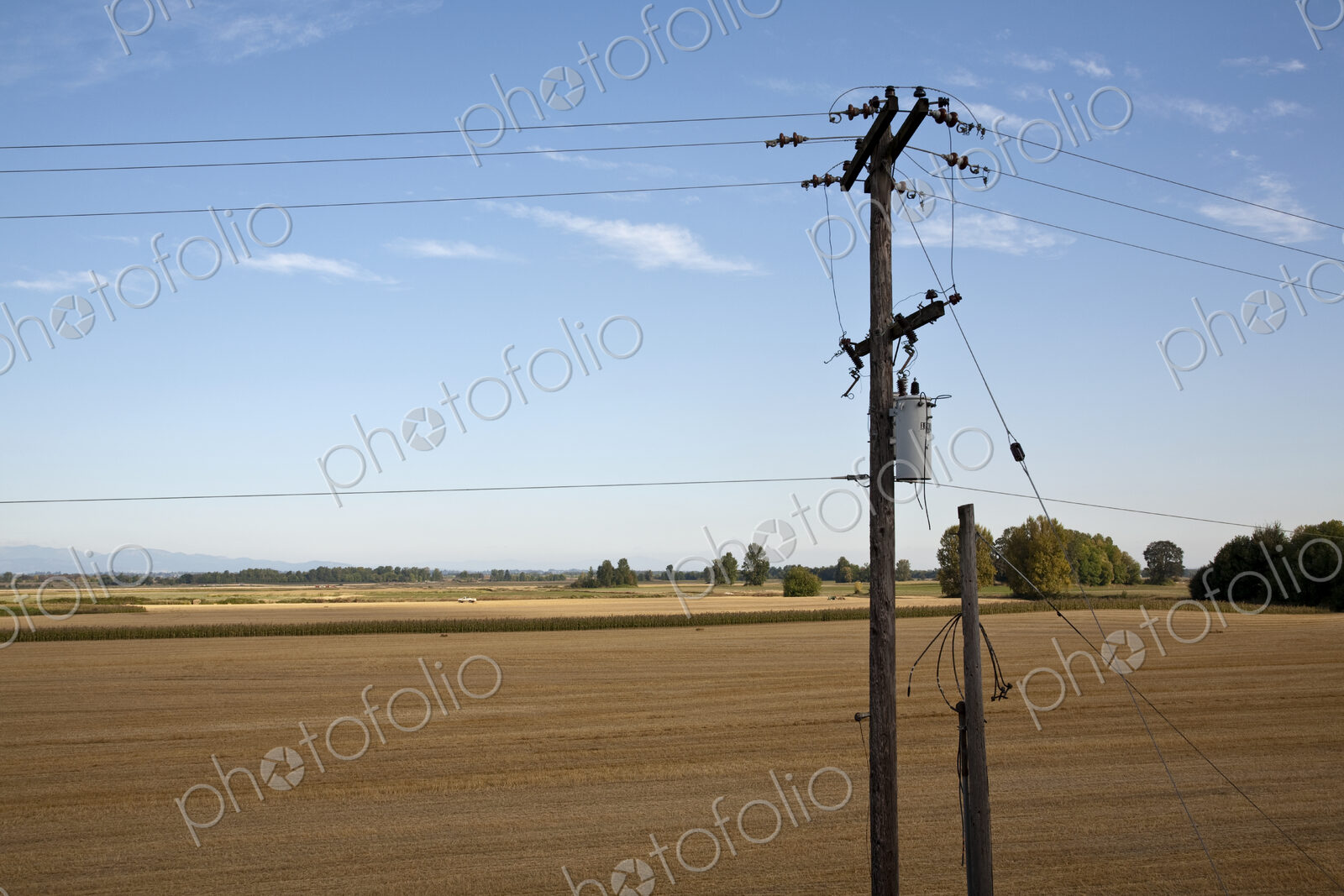 Utility Wires in Rural Area