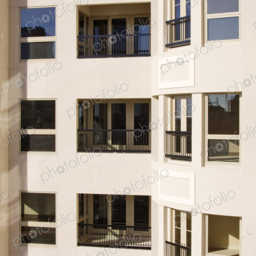 Vacant Apartments With Balconies
