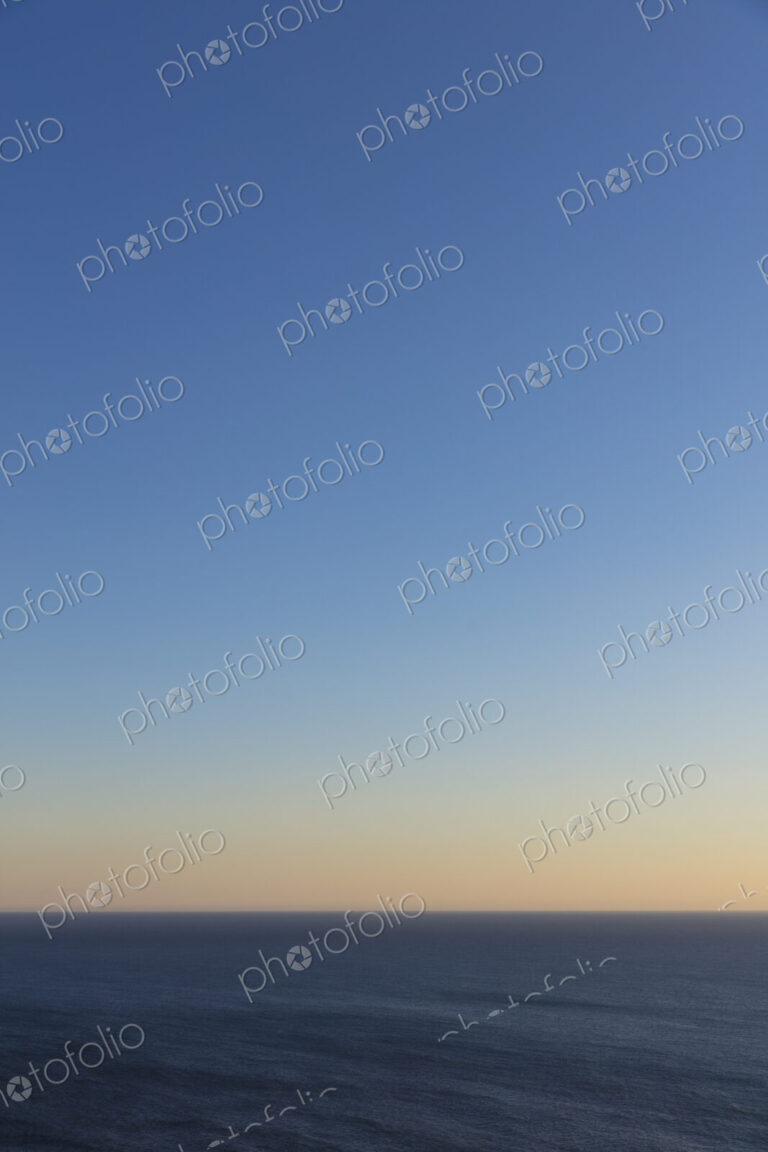 Vast ocean and sky at dusk