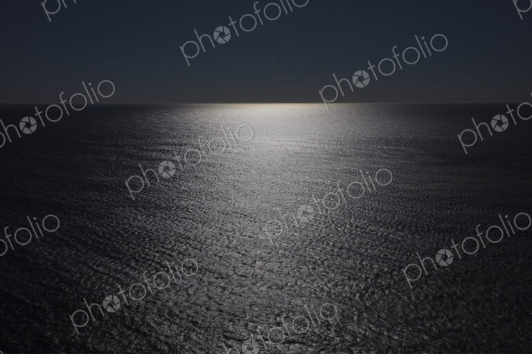 Vast ocean and sky at dusk